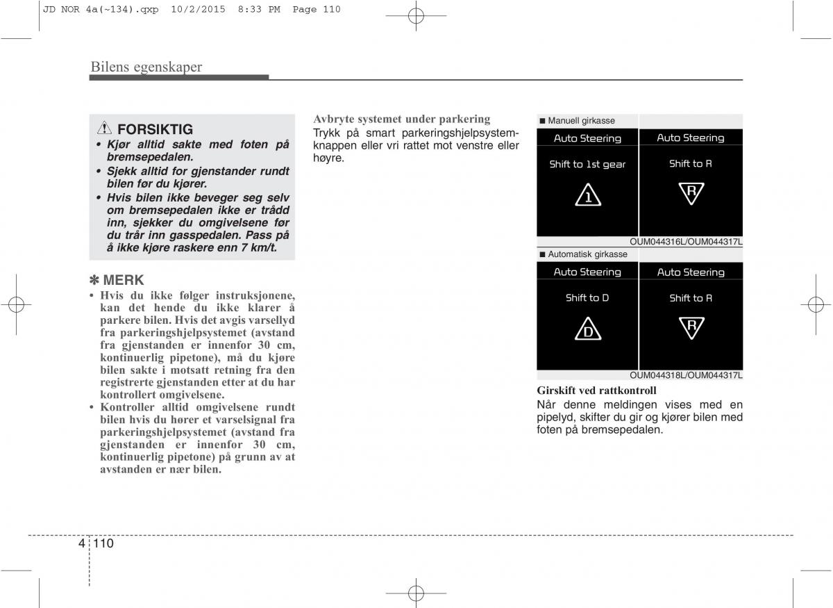 KIA Ceed II 2 bruksanvisningen / page 194