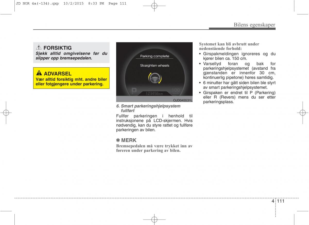 KIA Ceed II 2 bruksanvisningen / page 195