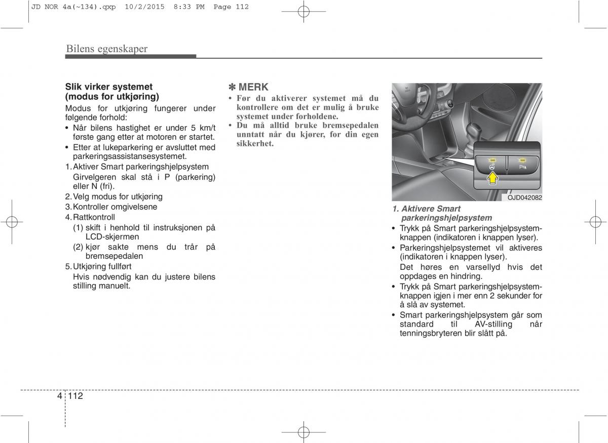 KIA Ceed II 2 bruksanvisningen / page 196