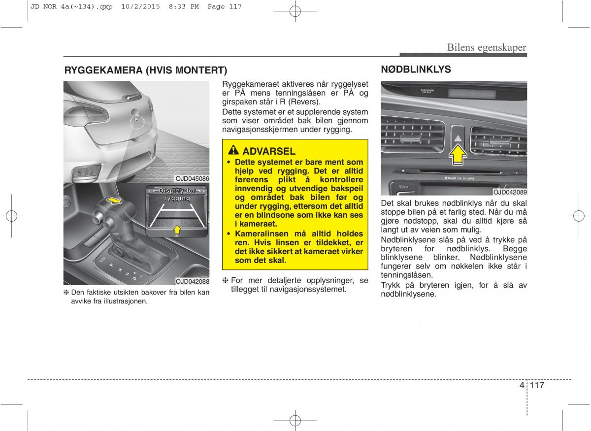 KIA Ceed II 2 bruksanvisningen / page 201