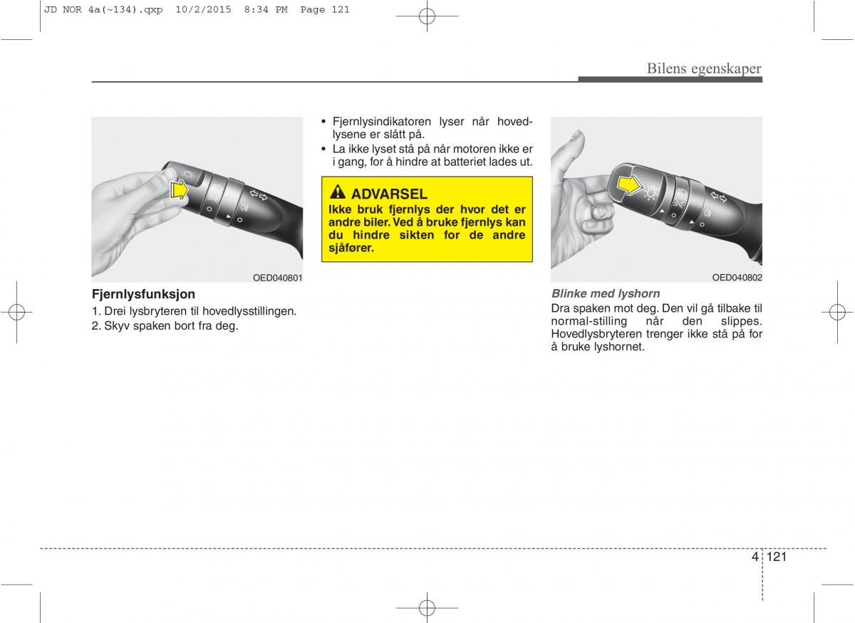 KIA Ceed II 2 bruksanvisningen / page 205