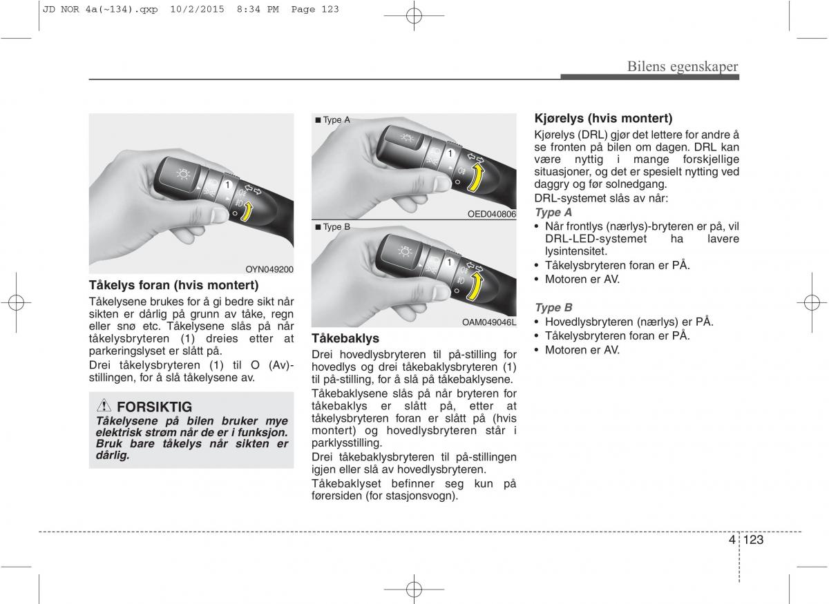 KIA Ceed II 2 bruksanvisningen / page 207