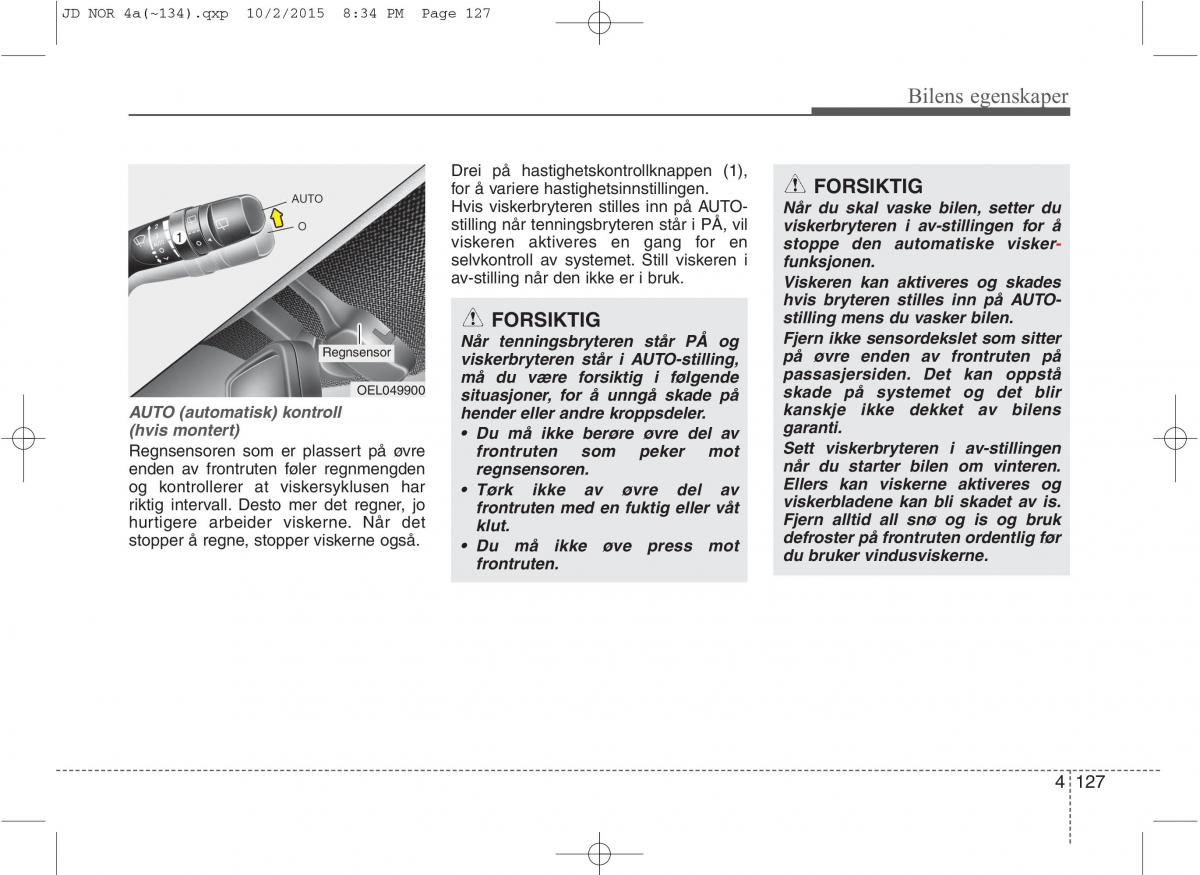 KIA Ceed II 2 bruksanvisningen / page 211