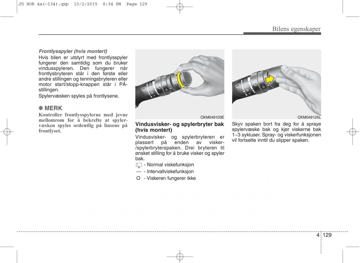 KIA Ceed II 2 bruksanvisningen / page 213