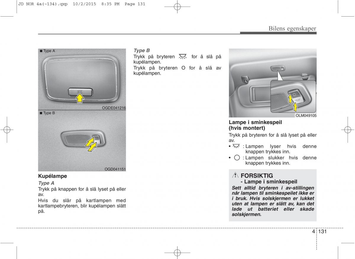 KIA Ceed II 2 bruksanvisningen / page 215