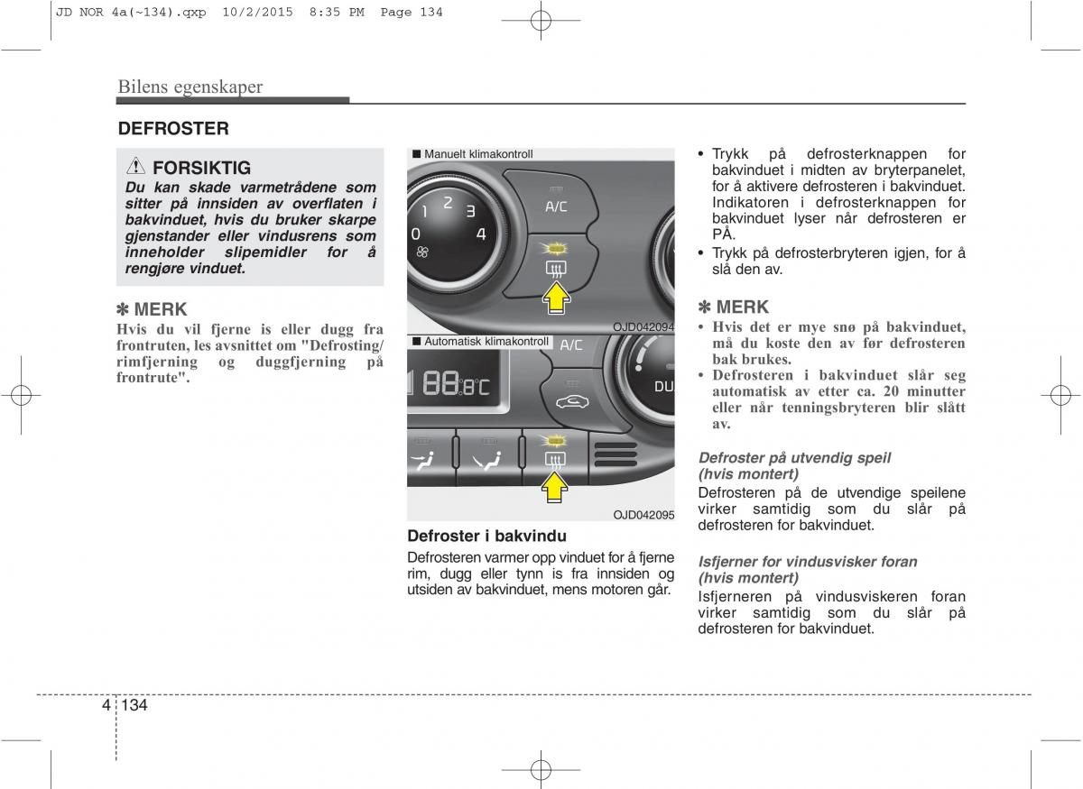 KIA Ceed II 2 bruksanvisningen / page 218