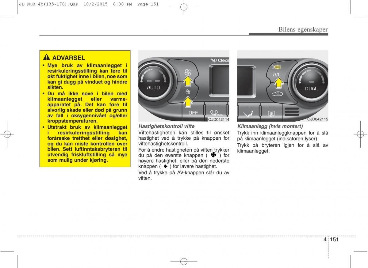 KIA Ceed II 2 bruksanvisningen / page 235