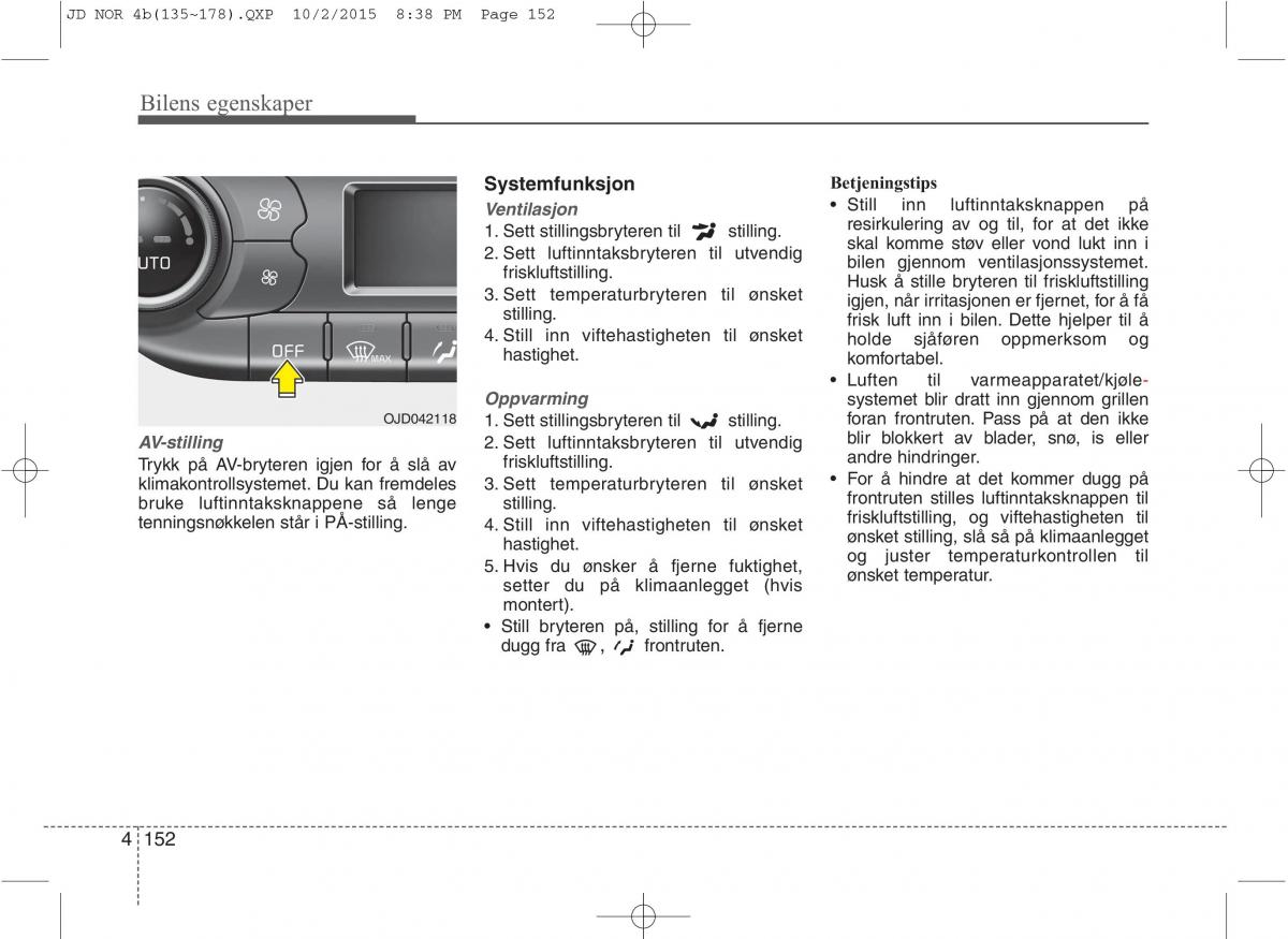 KIA Ceed II 2 bruksanvisningen / page 236