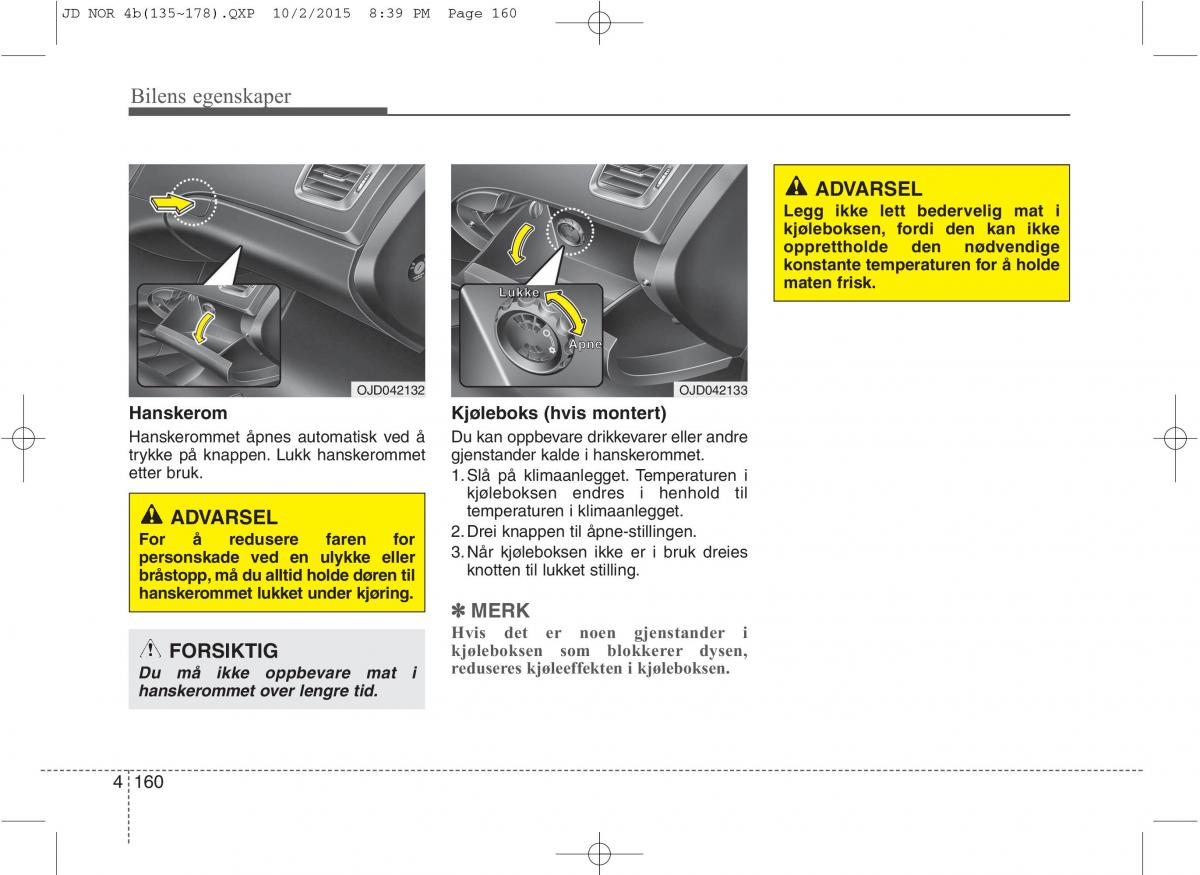 KIA Ceed II 2 bruksanvisningen / page 244