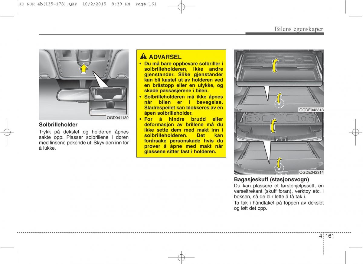 KIA Ceed II 2 bruksanvisningen / page 245