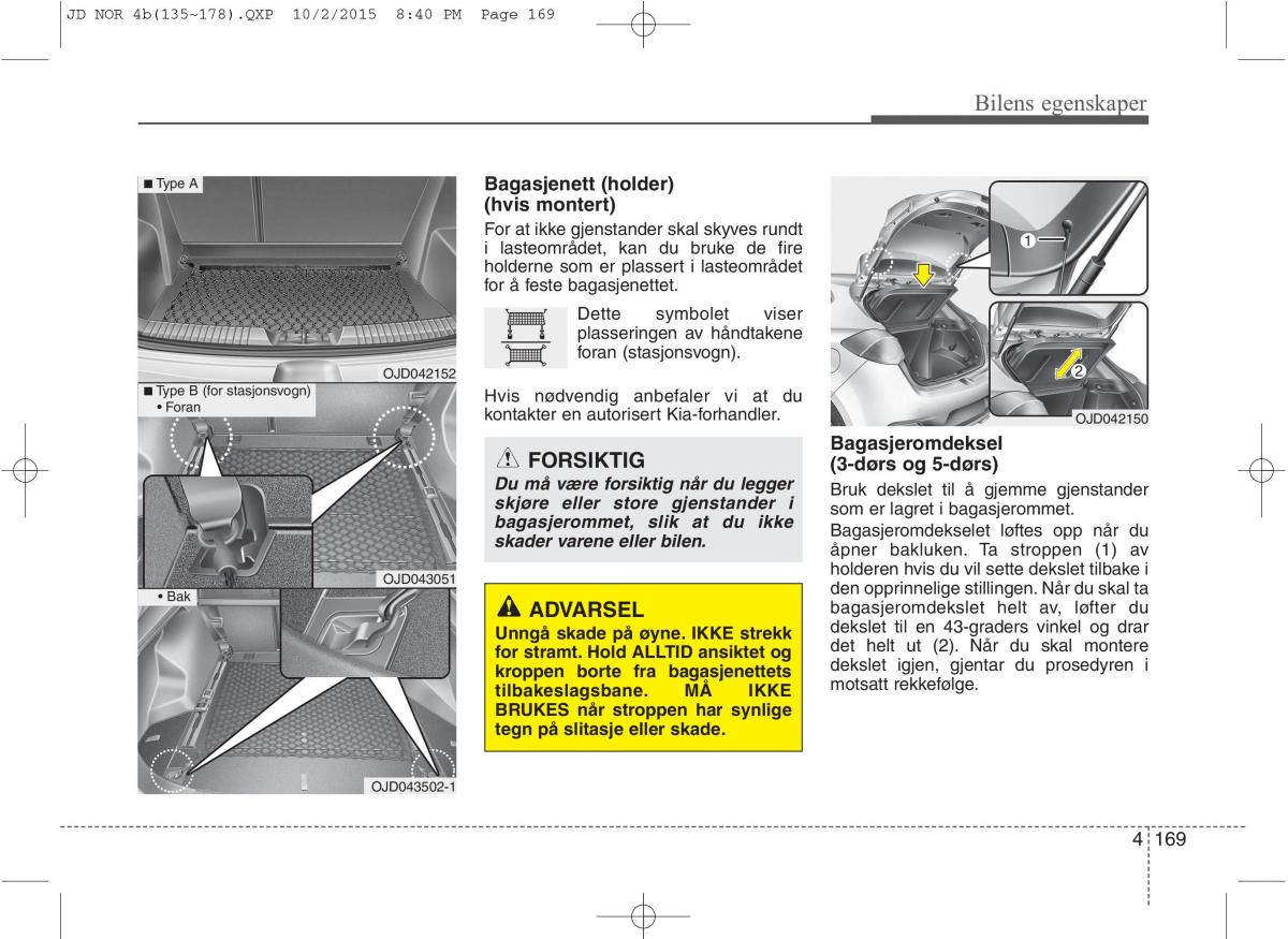 KIA Ceed II 2 bruksanvisningen / page 253