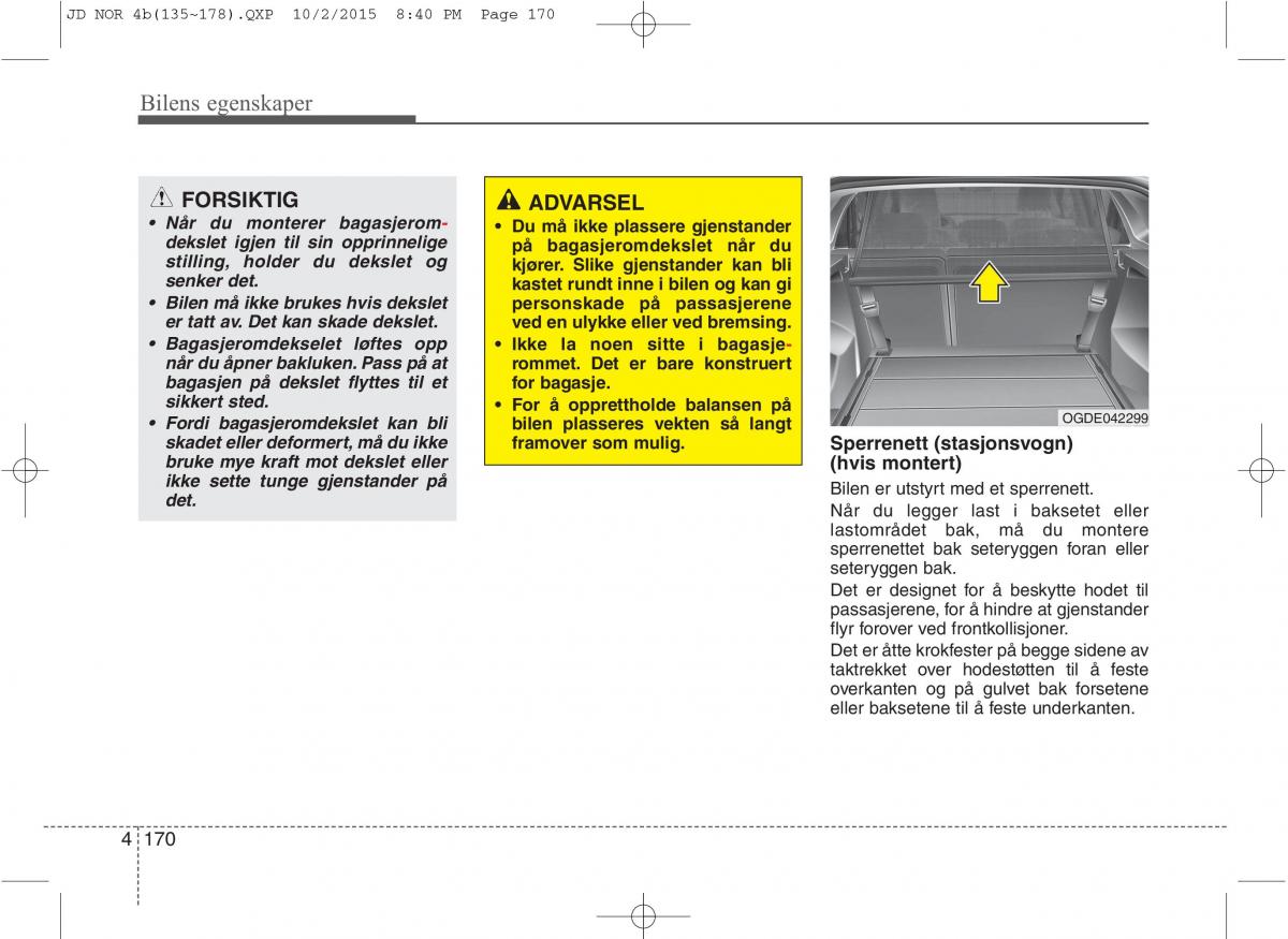 KIA Ceed II 2 bruksanvisningen / page 254