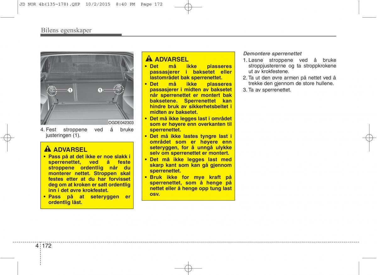 KIA Ceed II 2 bruksanvisningen / page 256