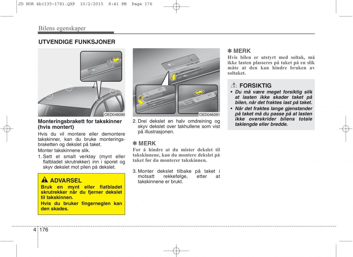 KIA Ceed II 2 bruksanvisningen / page 260