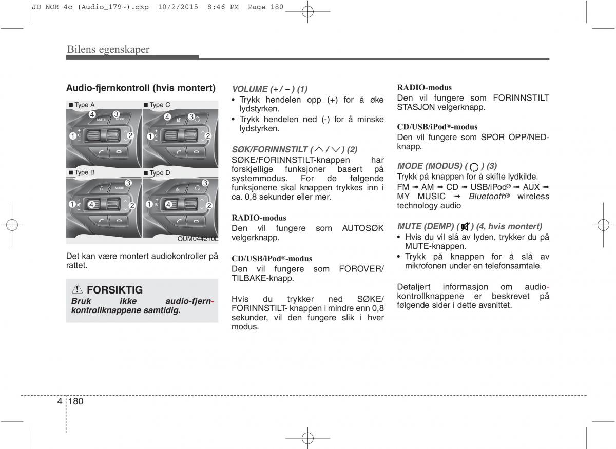 KIA Ceed II 2 bruksanvisningen / page 264