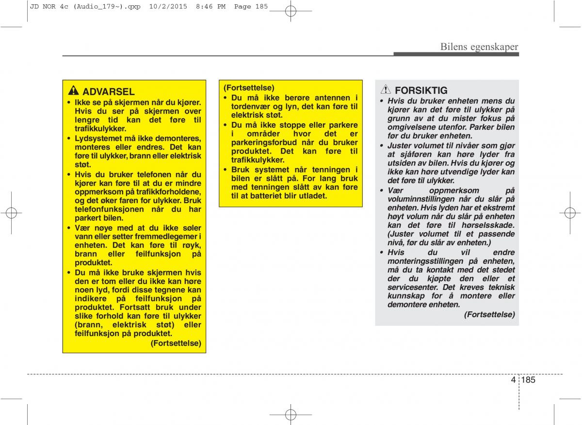 KIA Ceed II 2 bruksanvisningen / page 269