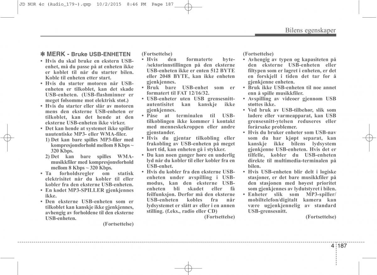 KIA Ceed II 2 bruksanvisningen / page 271