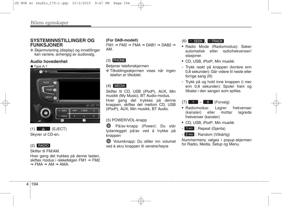 KIA Ceed II 2 bruksanvisningen / page 278