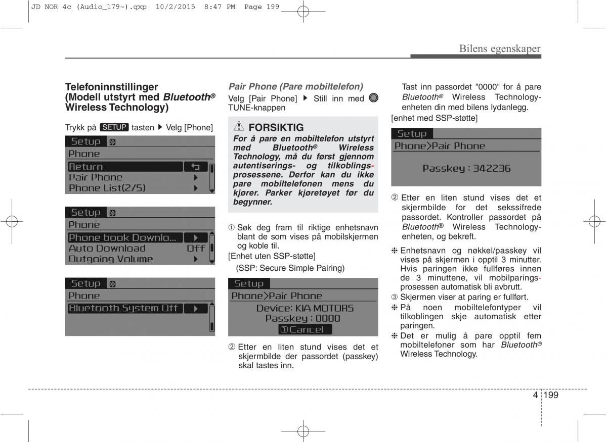 KIA Ceed II 2 bruksanvisningen / page 283