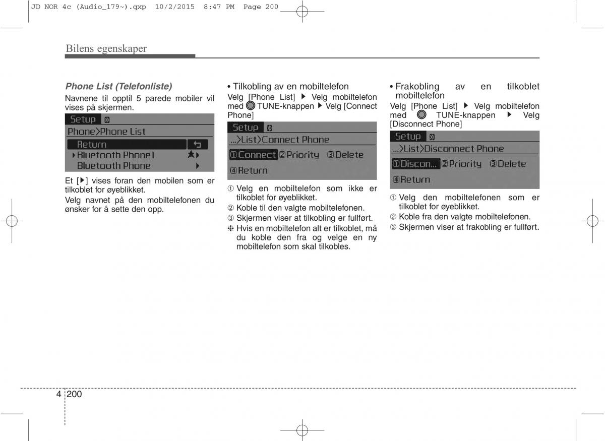 KIA Ceed II 2 bruksanvisningen / page 284