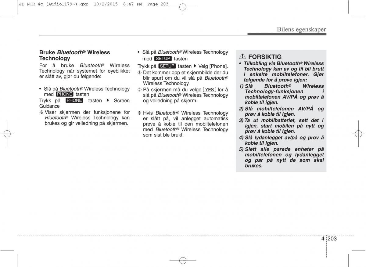 KIA Ceed II 2 bruksanvisningen / page 287