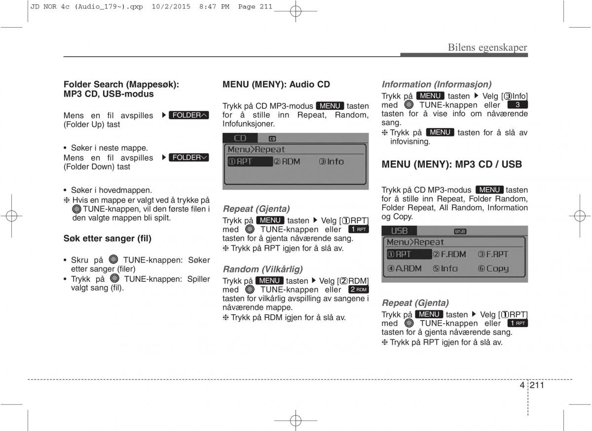 KIA Ceed II 2 bruksanvisningen / page 295