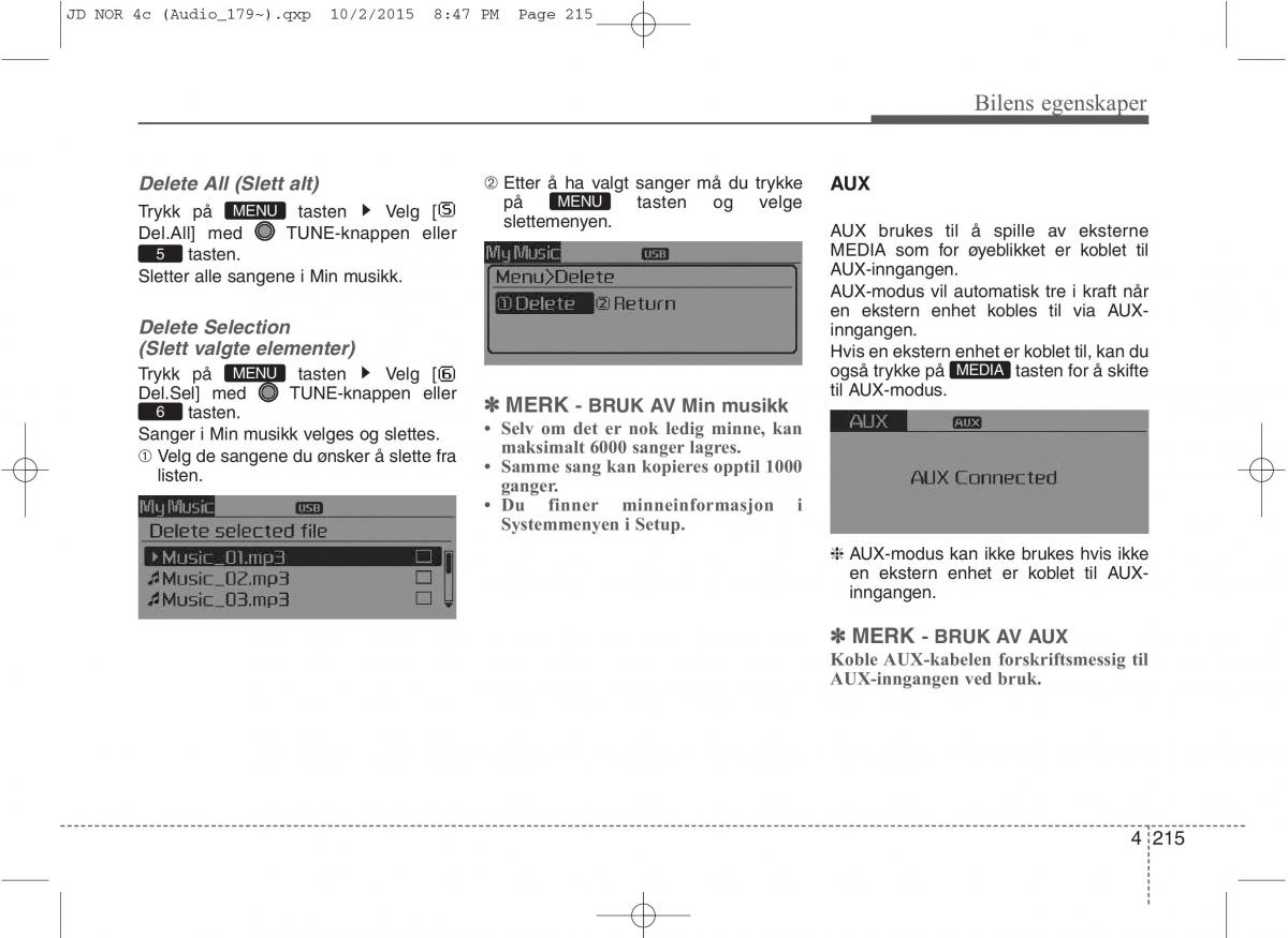 KIA Ceed II 2 bruksanvisningen / page 299