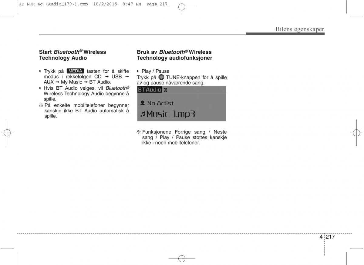 KIA Ceed II 2 bruksanvisningen / page 301