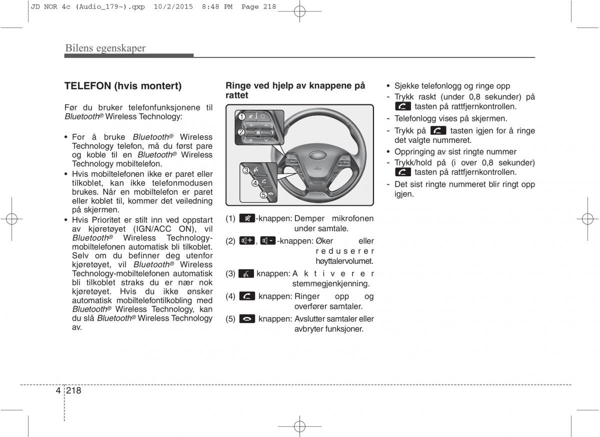 KIA Ceed II 2 bruksanvisningen / page 302