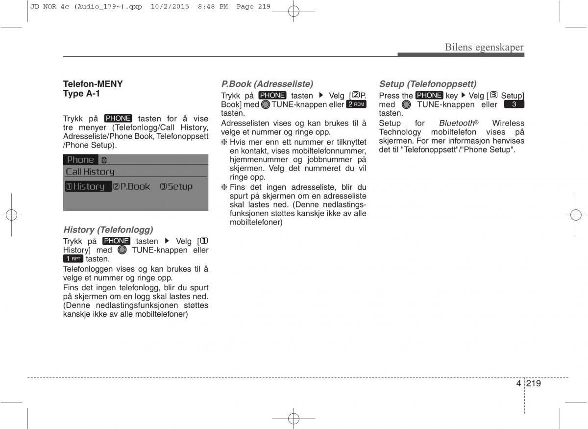 KIA Ceed II 2 bruksanvisningen / page 303