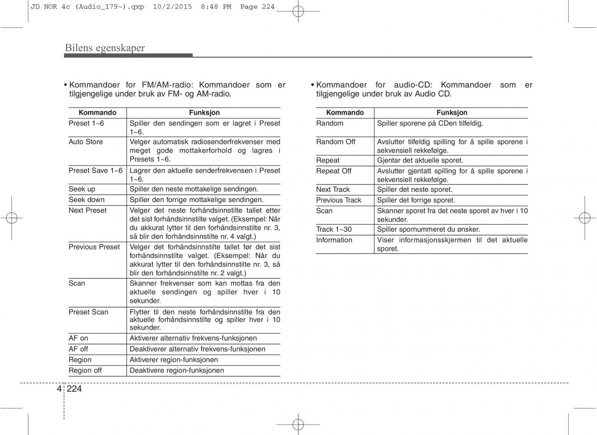 KIA Ceed II 2 bruksanvisningen / page 308