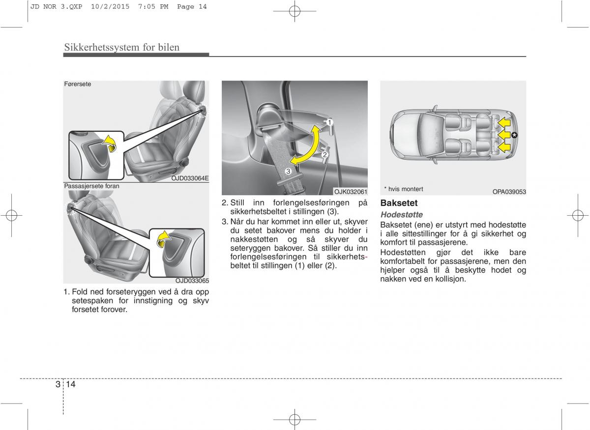 KIA Ceed II 2 bruksanvisningen / page 31