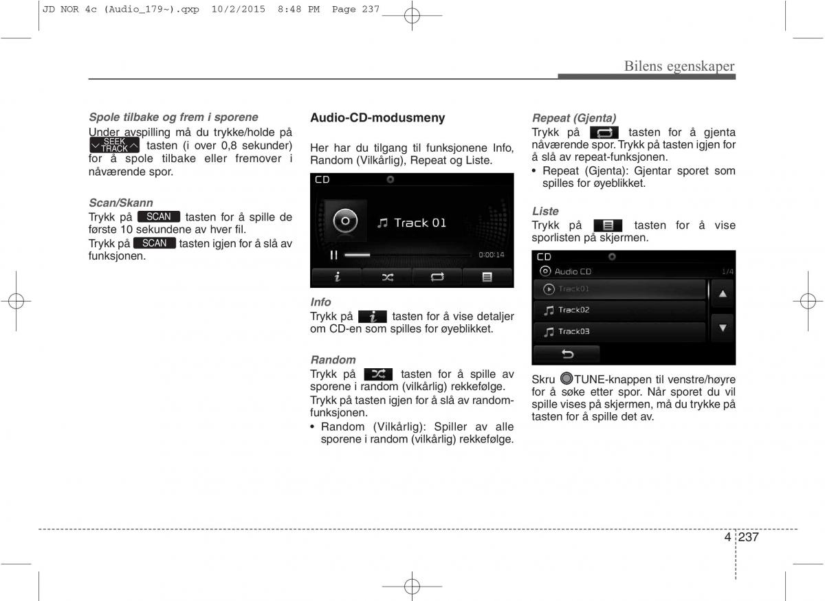 KIA Ceed II 2 bruksanvisningen / page 321