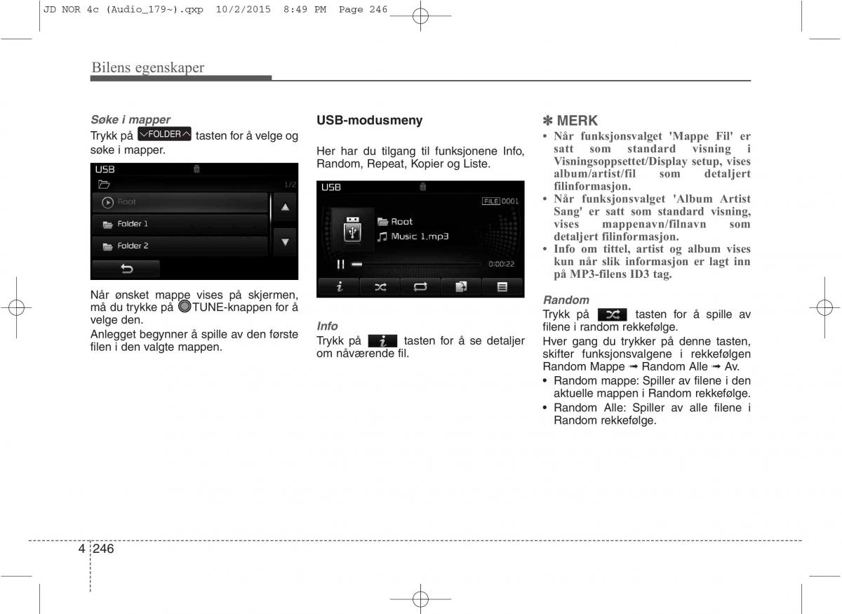 KIA Ceed II 2 bruksanvisningen / page 330