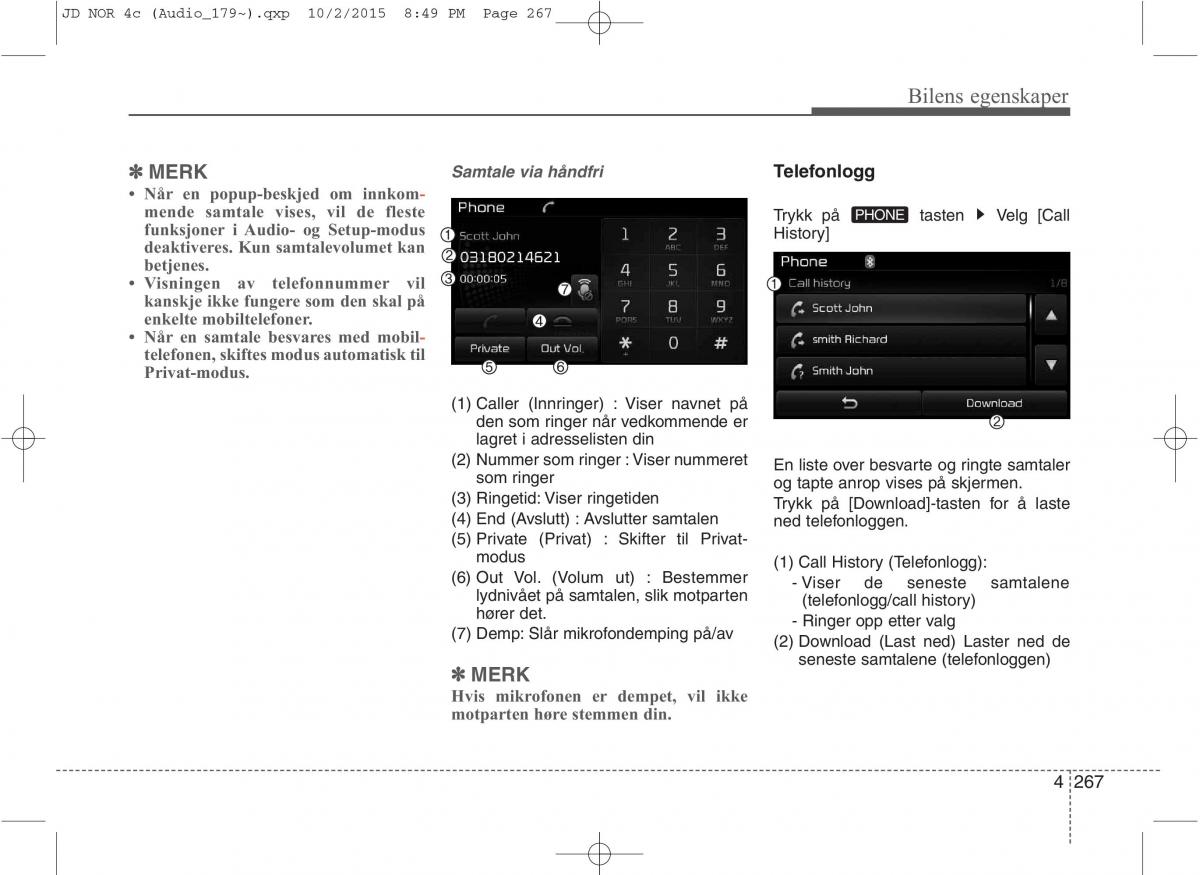 KIA Ceed II 2 bruksanvisningen / page 351