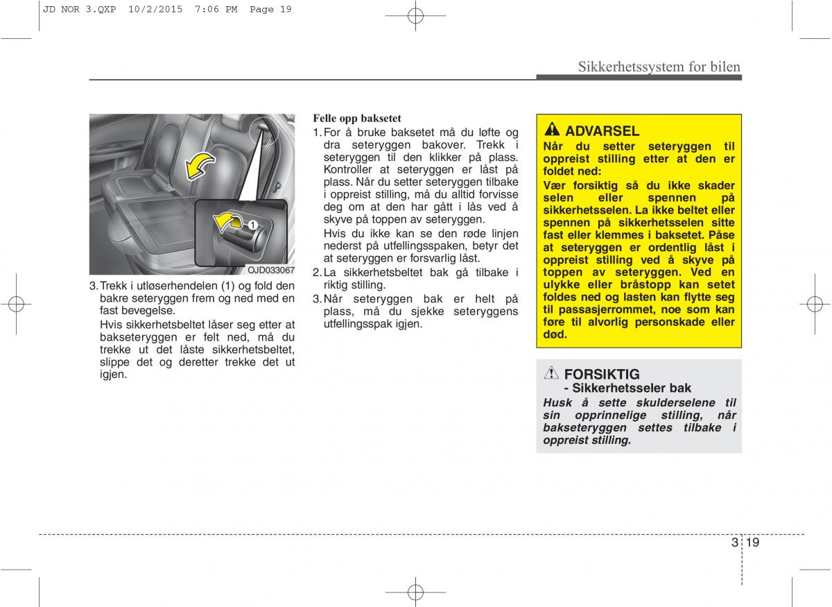 KIA Ceed II 2 bruksanvisningen / page 36