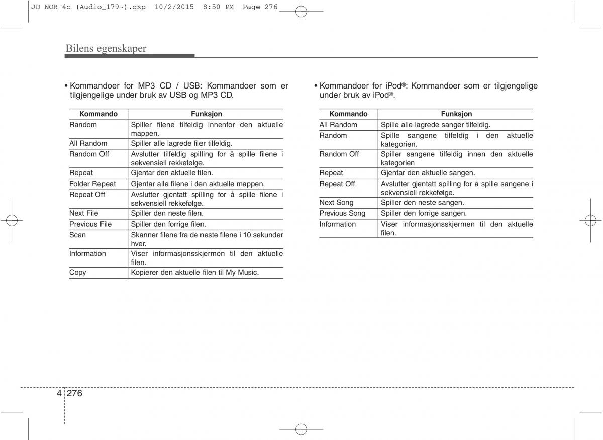 KIA Ceed II 2 bruksanvisningen / page 360