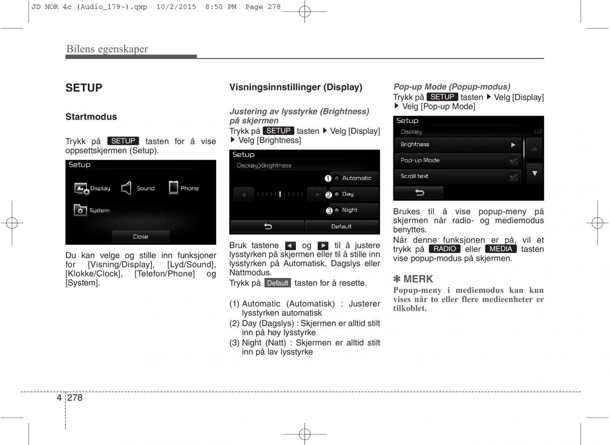 KIA Ceed II 2 bruksanvisningen / page 362