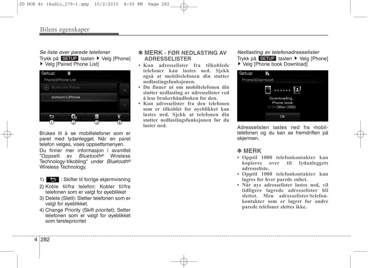 KIA Ceed II 2 bruksanvisningen / page 366