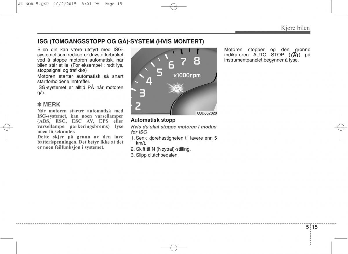 KIA Ceed II 2 bruksanvisningen / page 385