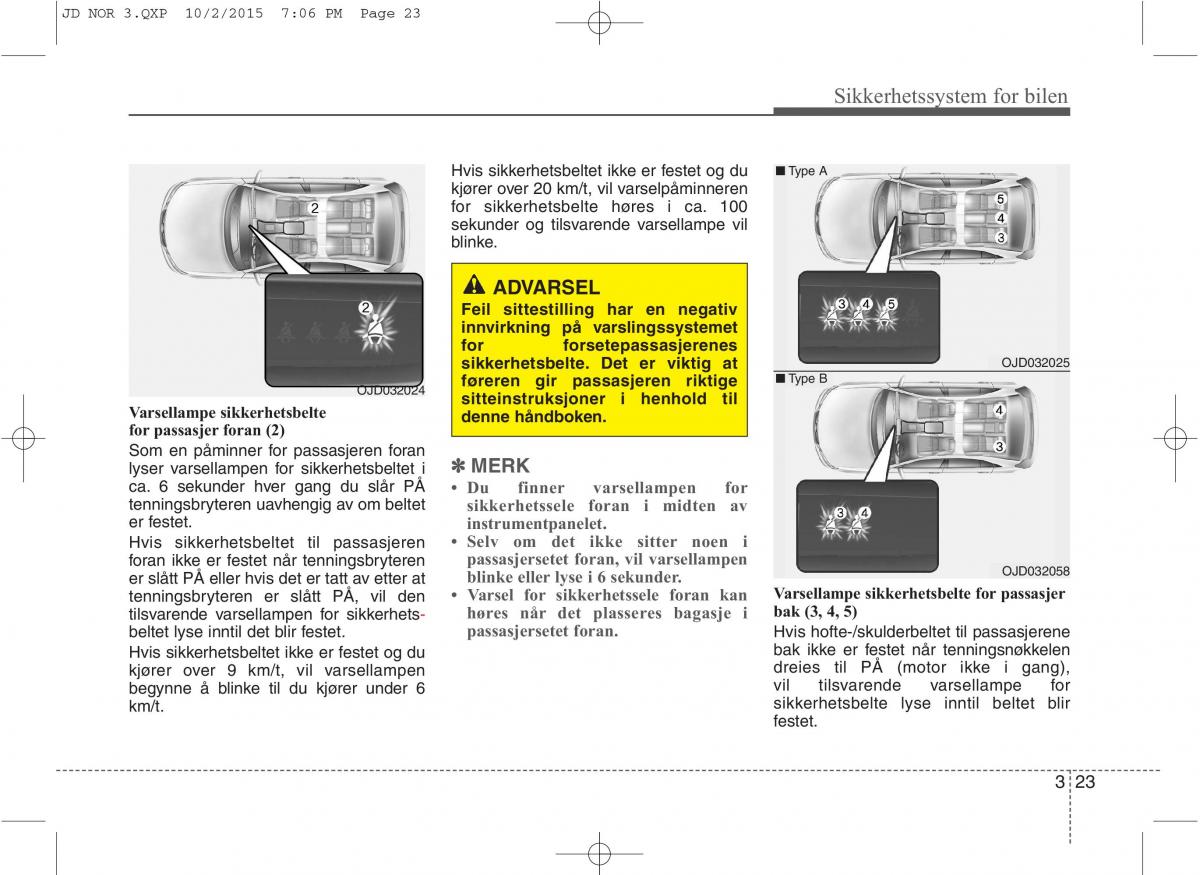 KIA Ceed II 2 bruksanvisningen / page 40