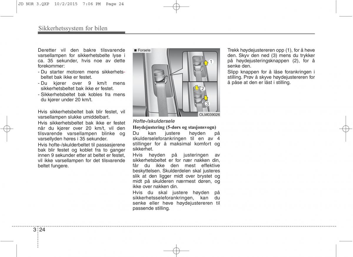 KIA Ceed II 2 bruksanvisningen / page 41