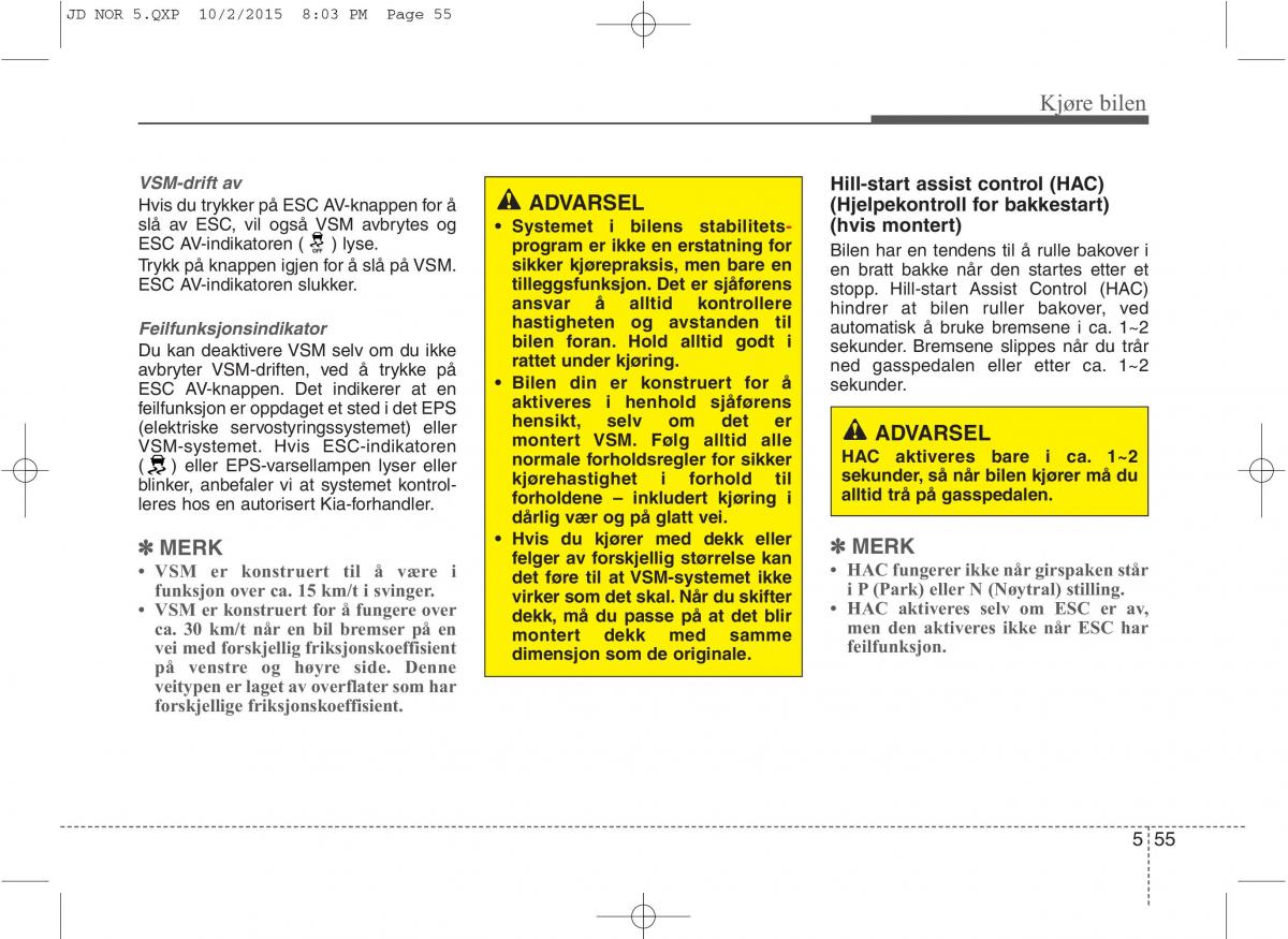 KIA Ceed II 2 bruksanvisningen / page 425