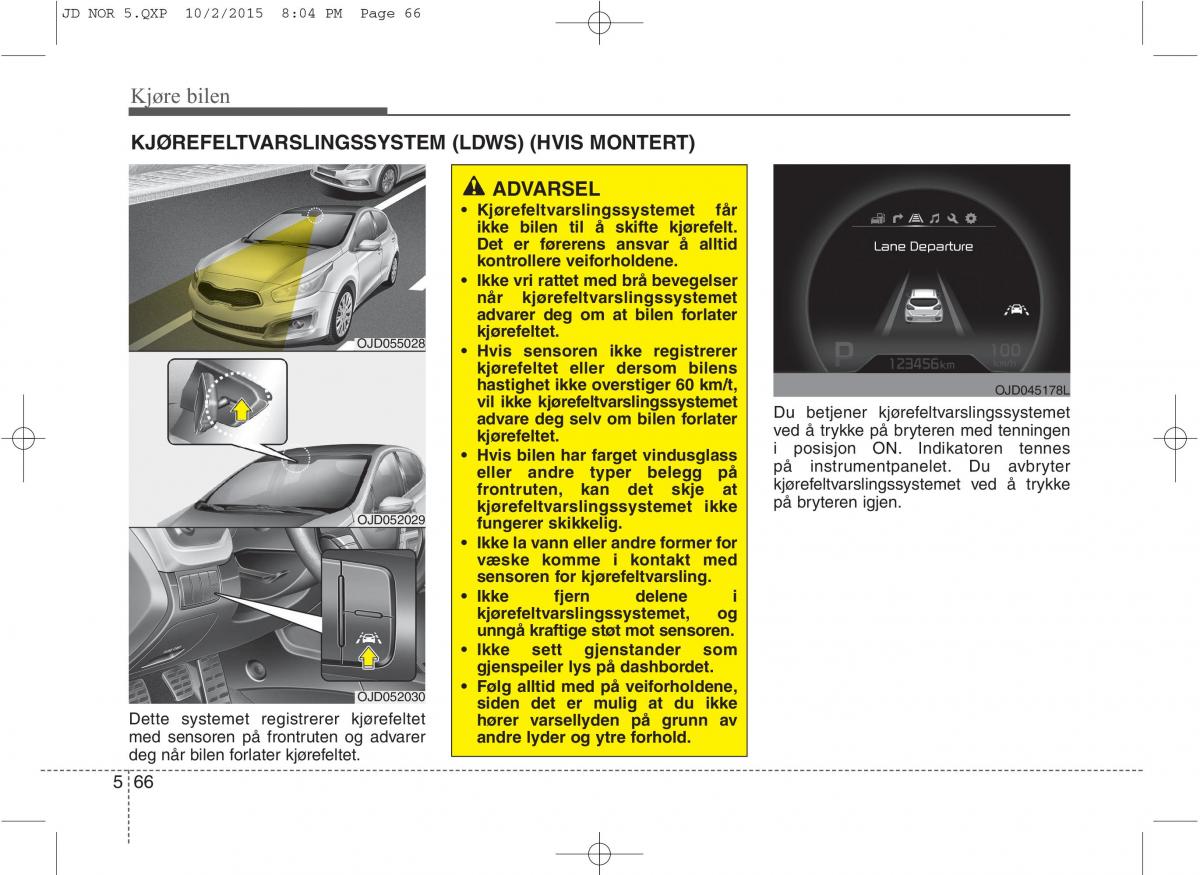 KIA Ceed II 2 bruksanvisningen / page 436