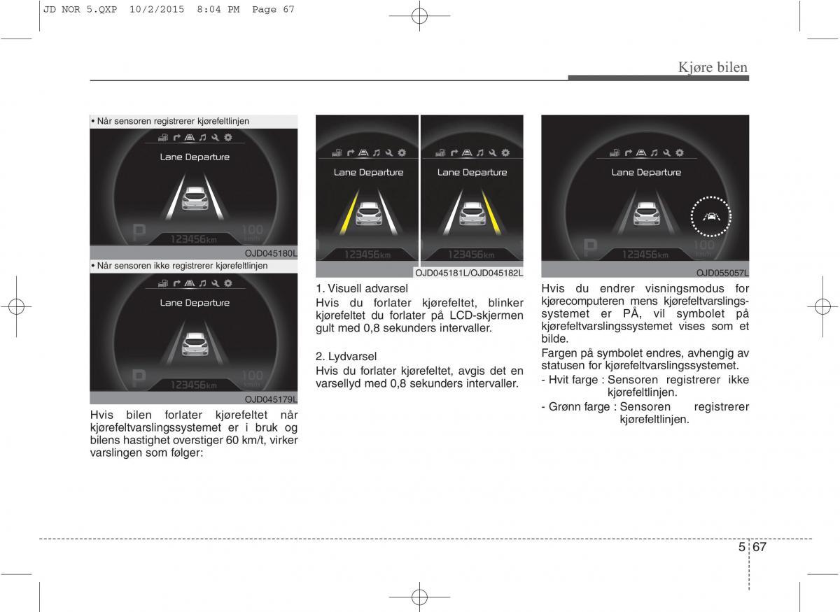 KIA Ceed II 2 bruksanvisningen / page 437