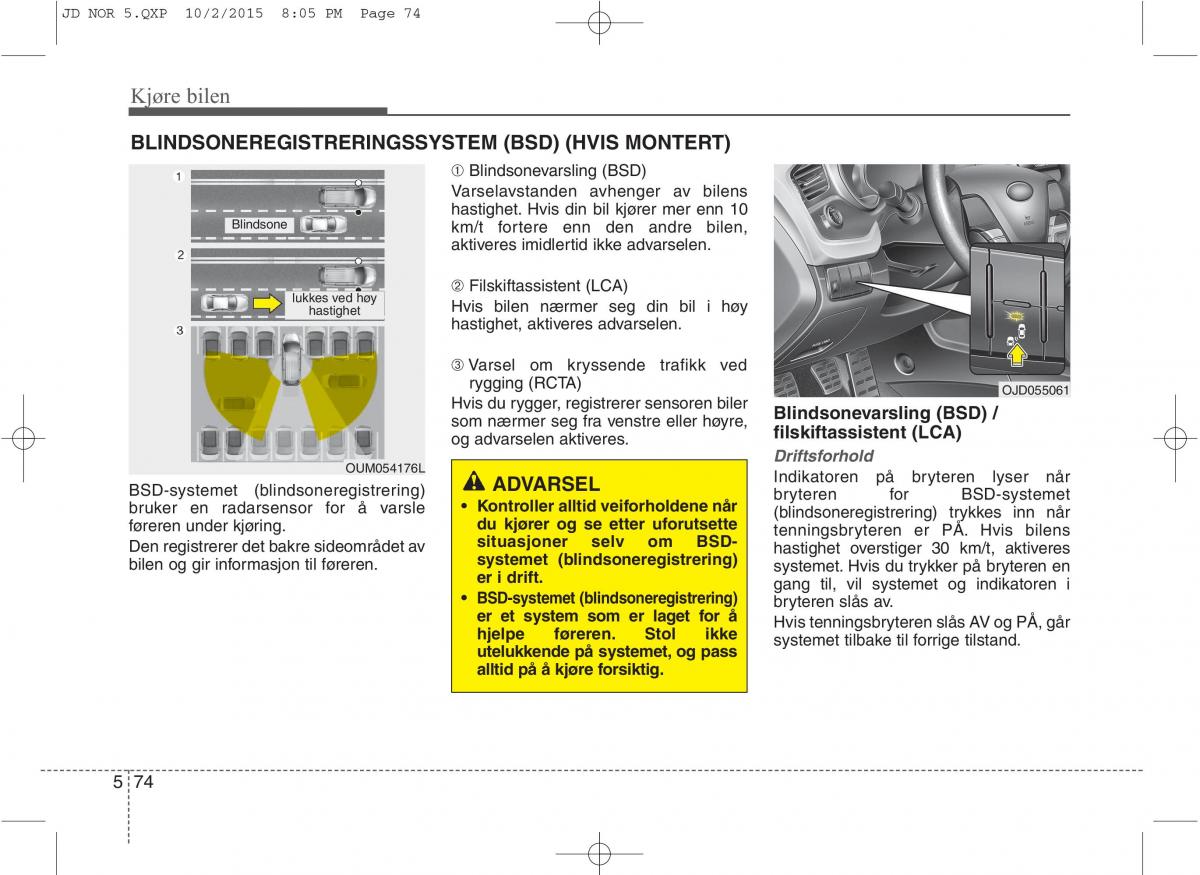 KIA Ceed II 2 bruksanvisningen / page 444