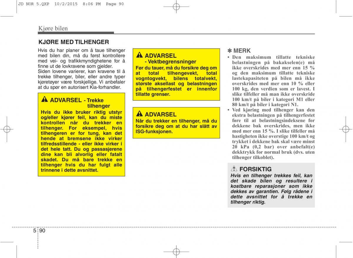 KIA Ceed II 2 bruksanvisningen / page 460