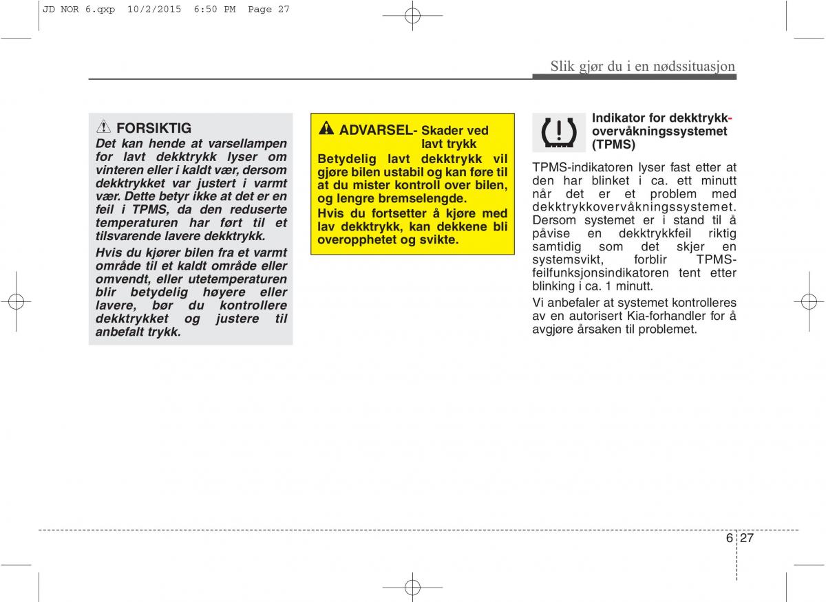 KIA Ceed II 2 bruksanvisningen / page 497