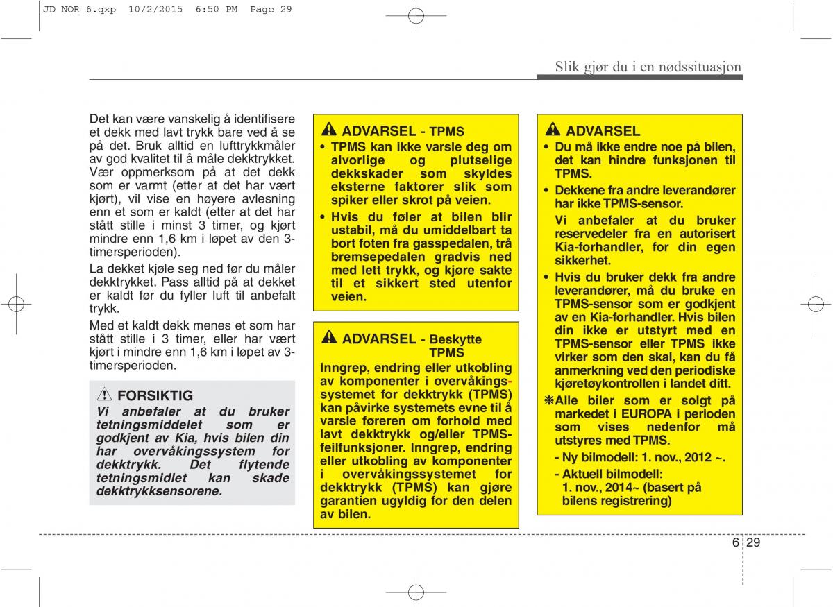 KIA Ceed II 2 bruksanvisningen / page 499