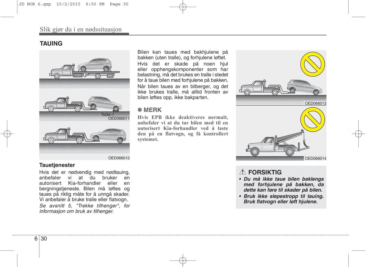 KIA Ceed II 2 bruksanvisningen / page 500